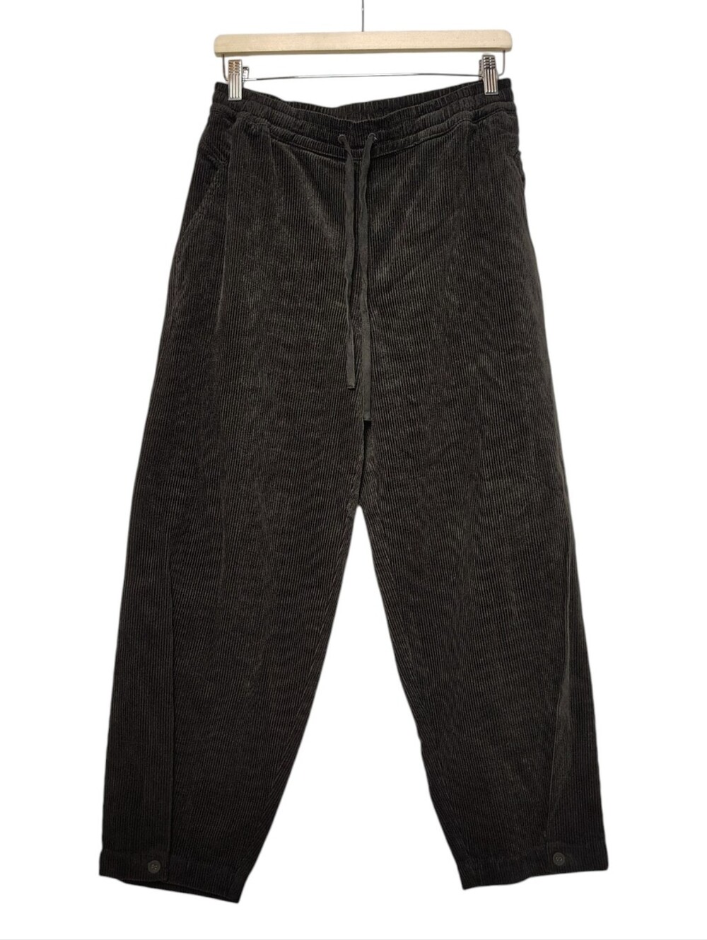 Poetry Hemp organic cotton & yak cord Tapered Trousers Size 8 Lagenlook